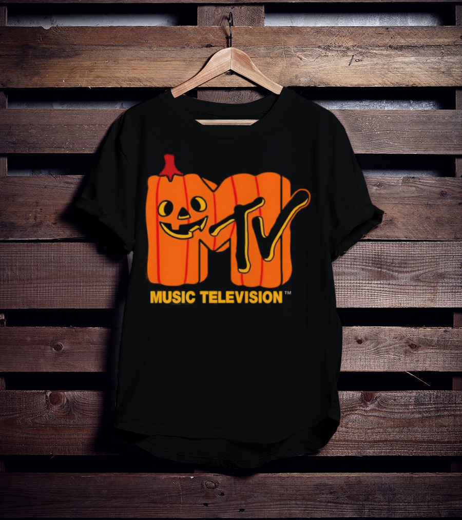 MTV Music Television Pumpkin Halloween T-Shirt