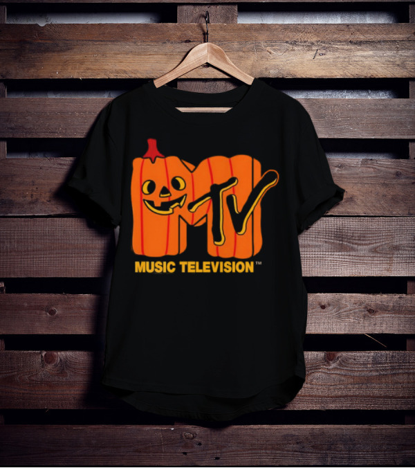 MTV Music Television Pumpkin Halloween T-Shirt