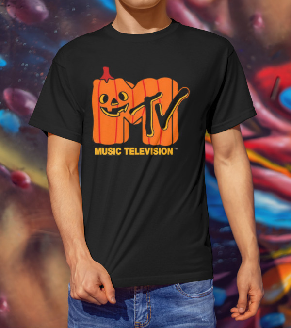 MTV Music Television Pumpkin Halloween T-Shirt