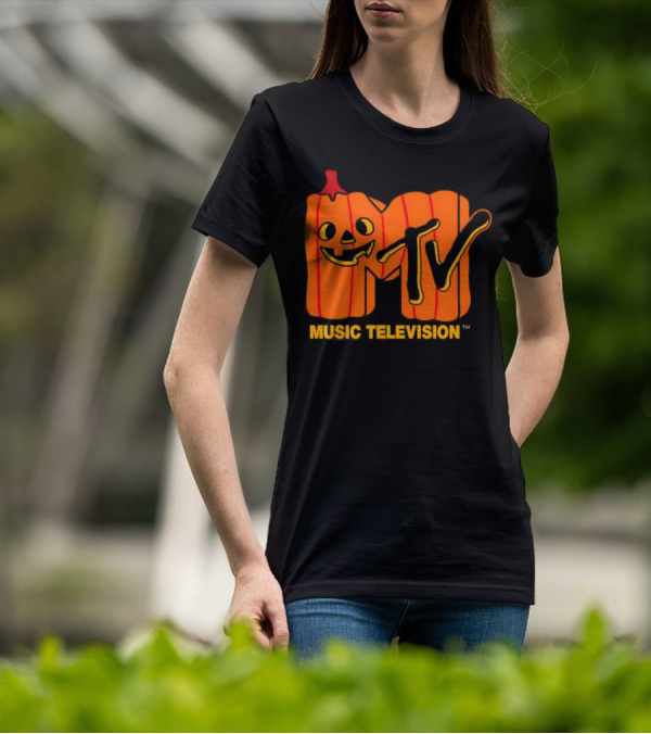 MTV Music Television Pumpkin Halloween T-Shirt