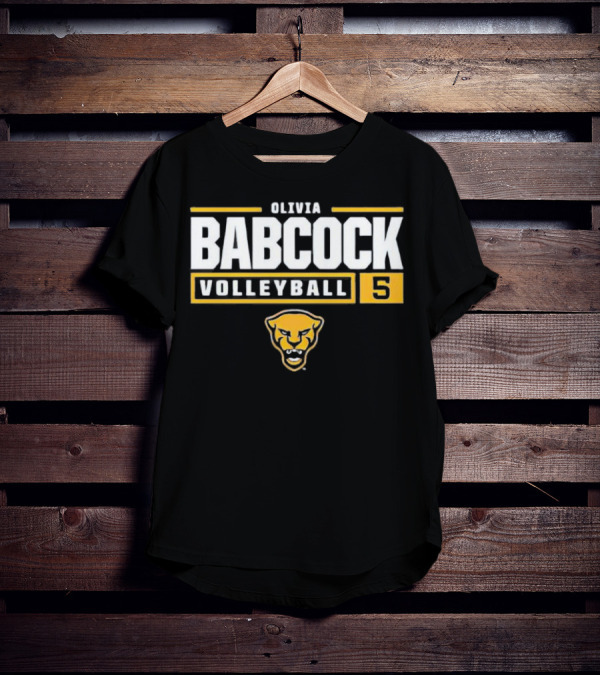 Olivia Babcock Volleyball Pitt Panthers 5 T-Shirt