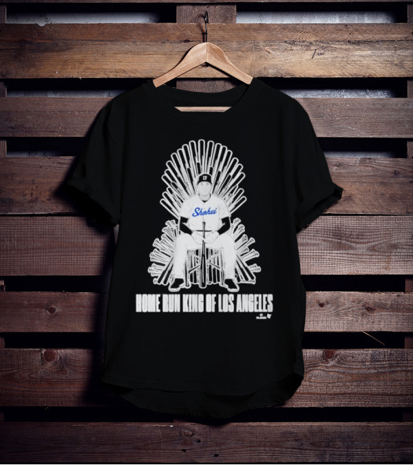 Shohei Home Run King Of Los Angeles Throne Baseball Player T-Shirt