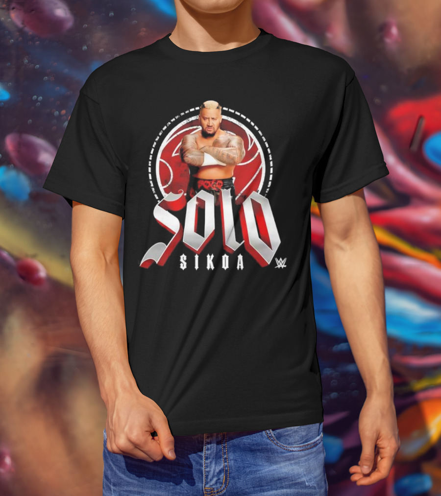 Solo Sikoa Tribal Wrestling Circle T-Shirt