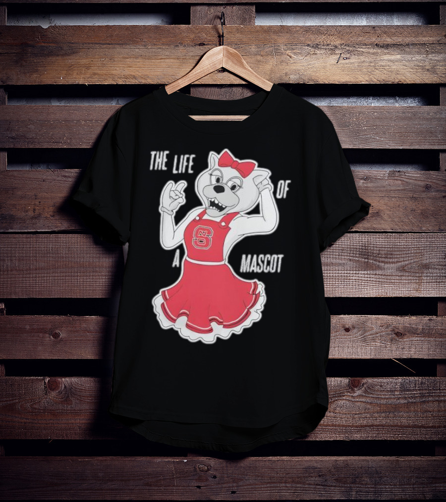NC State Wolfpack The Life Of A Mascot Cheerful Character T-Shirt