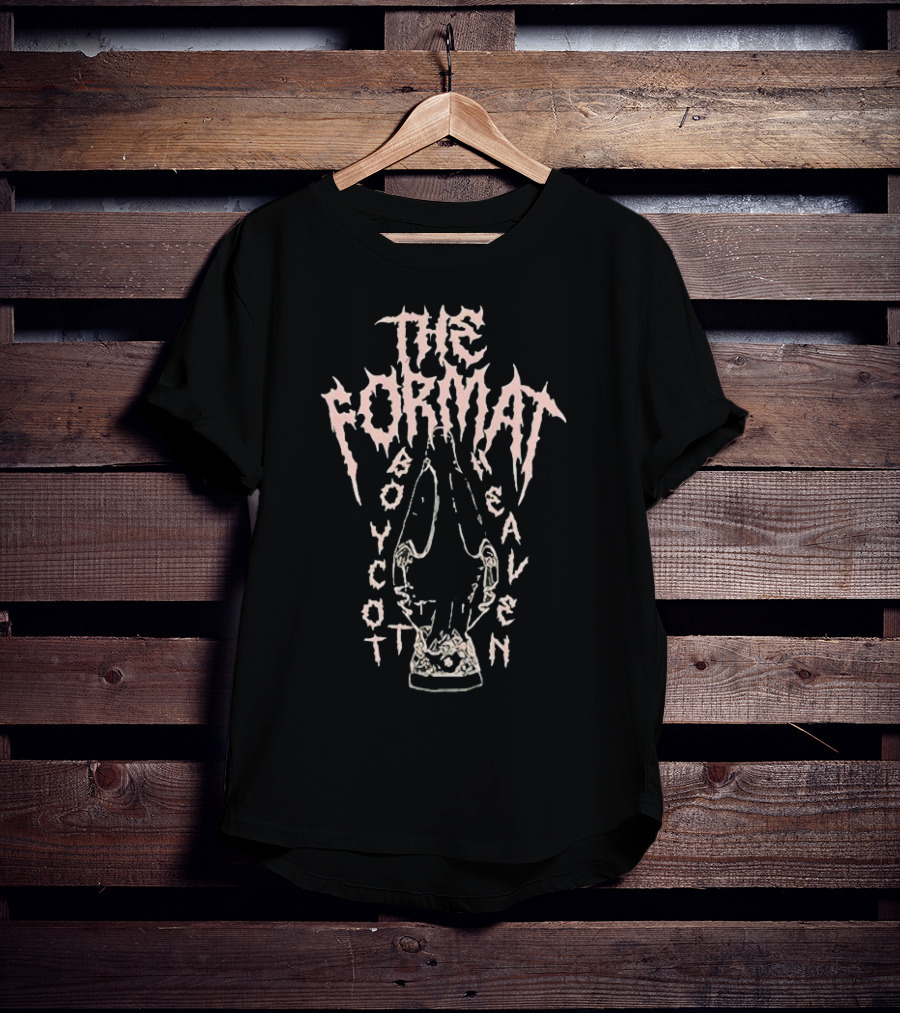 The Format Boycott Heaven Metal Style T-Shirt