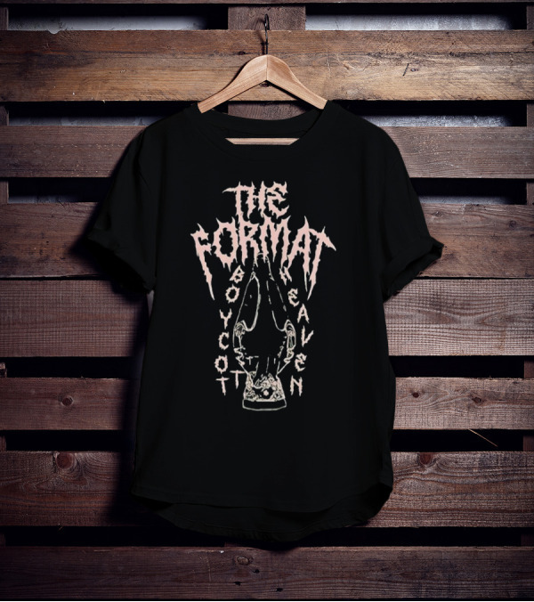 The Format Boycott Heaven Metal Style T-Shirt