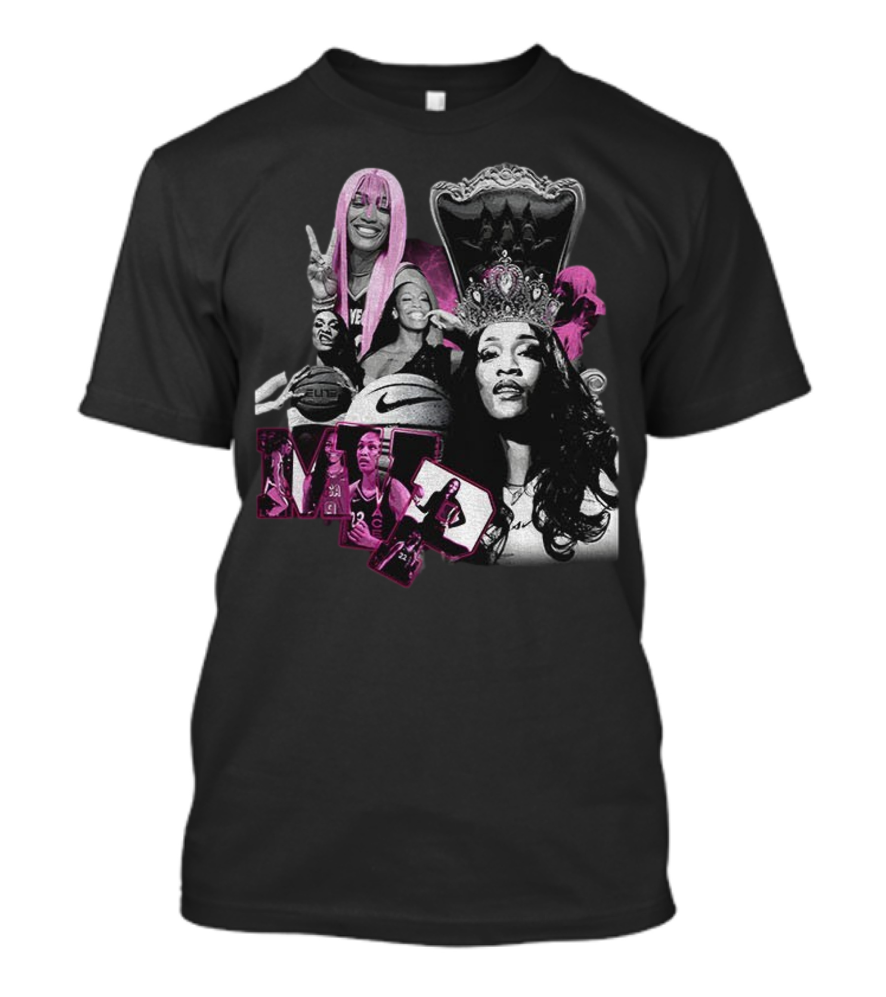 A’ja Wilson MVP Iconic Crown Basketball Champion T-Shirt