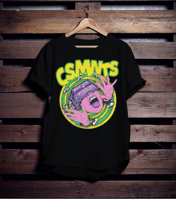 CSMNTS Alt F4 My Problems Trippy Sci-Fi Pop Art T-Shirt