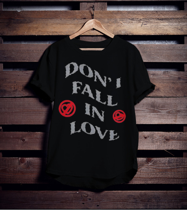 Don’t Fall In Love Fest Spiral Heart Emojis T-Shirt