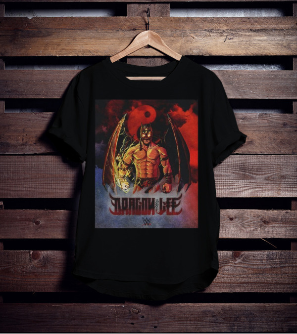 Dragon Lee WWE Superstar Wrestling Persona Artwork T-Shirt