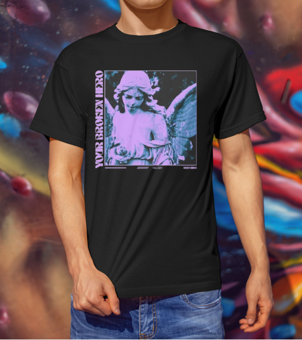 Your Broken Hero Emo’s Not Dead Angel T-Shirt