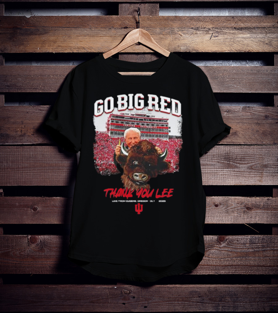 Go Big Red Indiana University Thank You Lee Corso T-Shirt