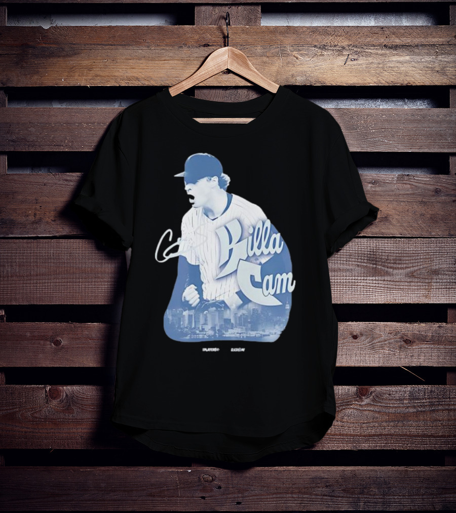 Killa Cam New York Yankees Cityscape Pitcher Style T-Shirt