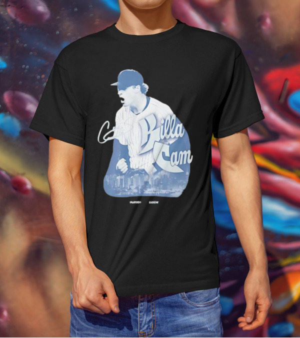 Killa Cam New York Yankees Cityscape Pitcher Style T-Shirt