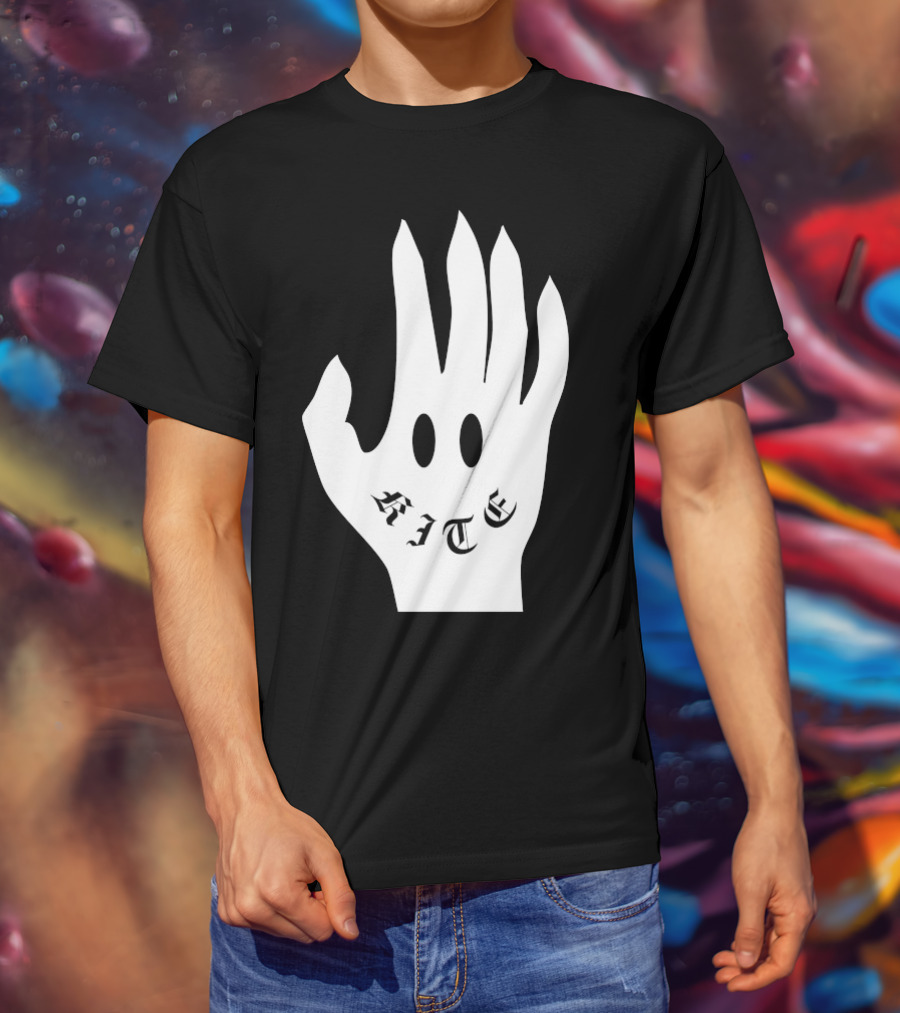 Kite Smile Hand By Stefan Fält T-Shirt