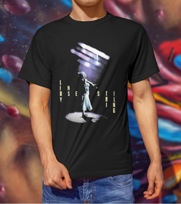 Lindsey Stirling Energetic Stage Performance With Spotlight T-Shirt