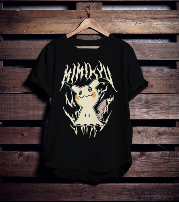 Mimikyu Pokémon Character Creepy Ghostly Appearance T-Shirt