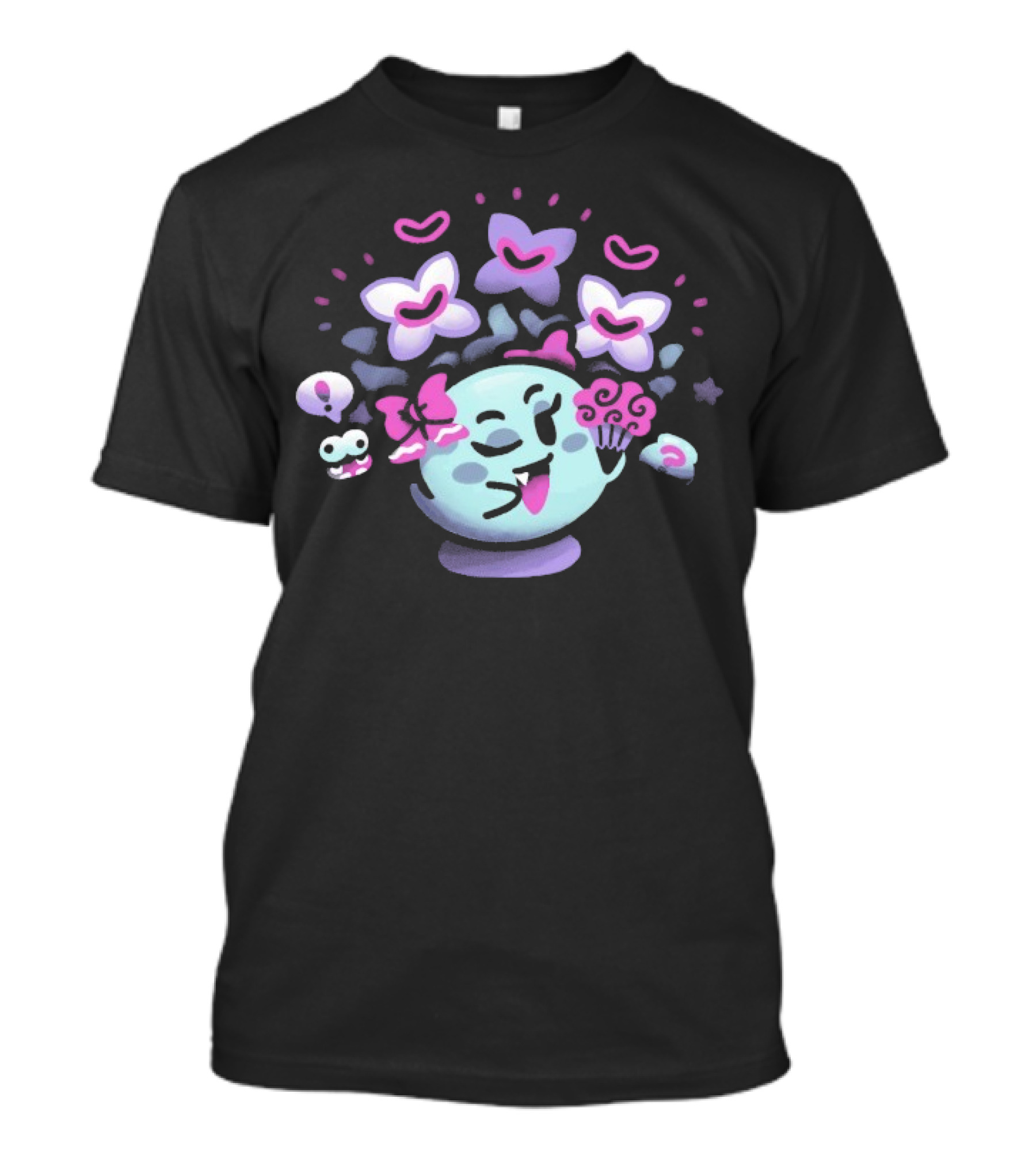 Minilla Forest Surprises Happy Planet With Butterflies And Flowers T-Shirt