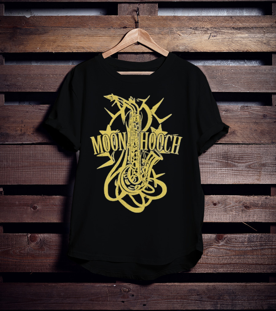 Moon Hooch Saxophone Burst Yellow Graphic T-Shirt