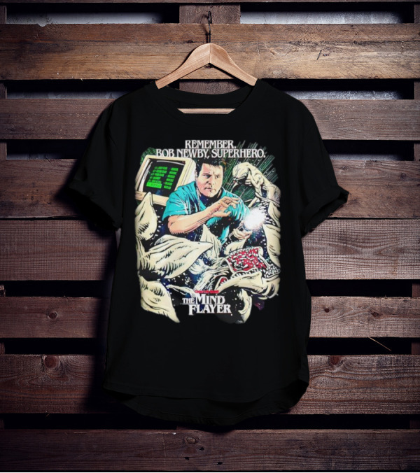 Stranger Things Season 2 Butcher Billy The Mind Flayer Remember Bob Newby Superhero T-Shirt
