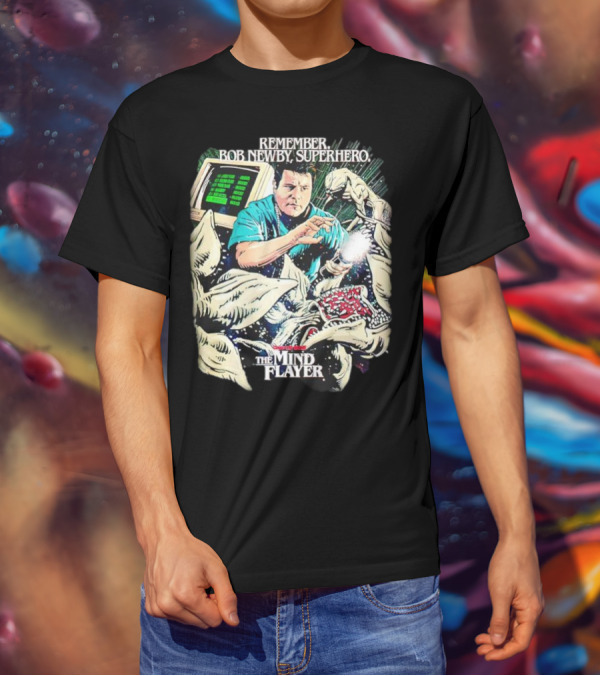 Stranger Things Season 2 Butcher Billy The Mind Flayer Remember Bob Newby Superhero T-Shirt