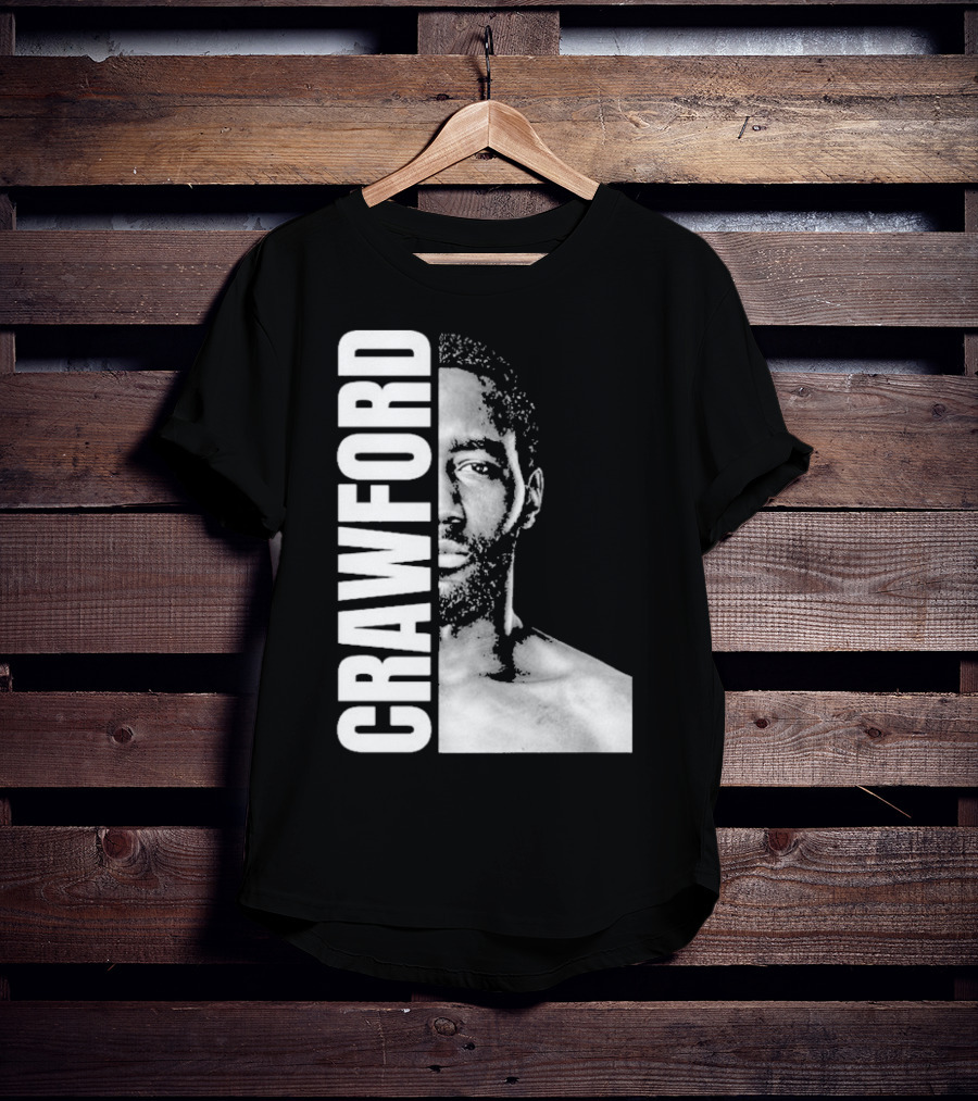 Crawford Face Of Boxing Terence Black And White Style T-Shirt
