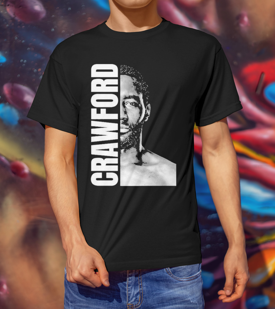 Crawford Face Of Boxing Terence Black And White Style T-Shirt