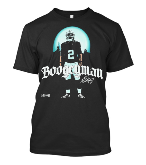 "The Boogeyman Jalen Hurts 2 Signature NFL Player Moonlight" T-Shirt