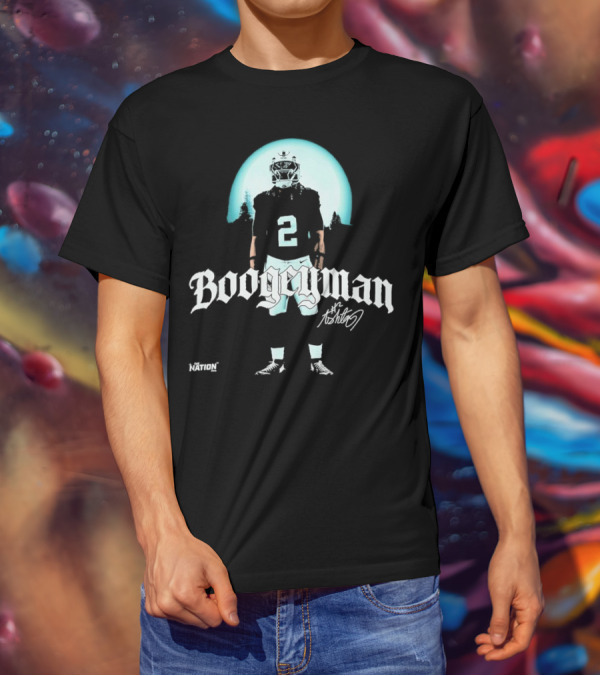 "The Boogeyman Jalen Hurts 2 Signature NFL Player Moonlight" T-Shirt