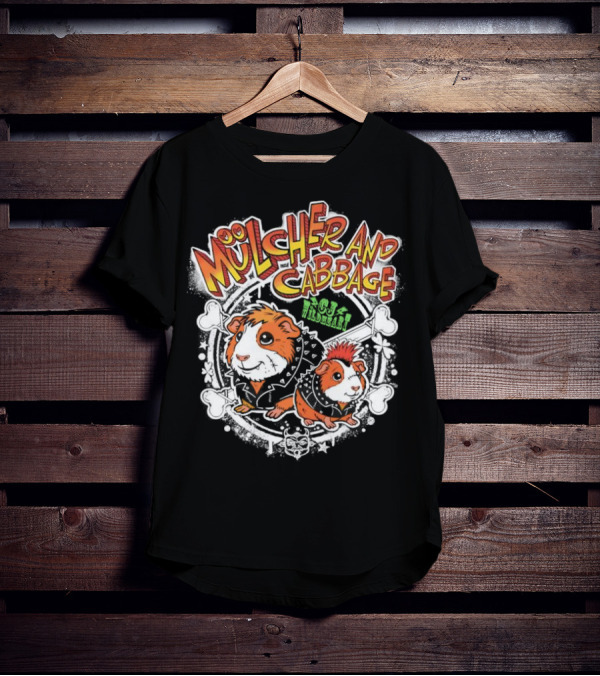 Mulcher And Cabbage CJ Wildheart Guinea Pig Duo T-Shirt