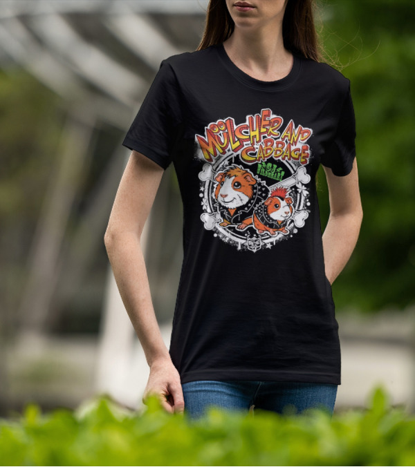 Mulcher And Cabbage CJ Wildheart Guinea Pig Duo T-Shirt
