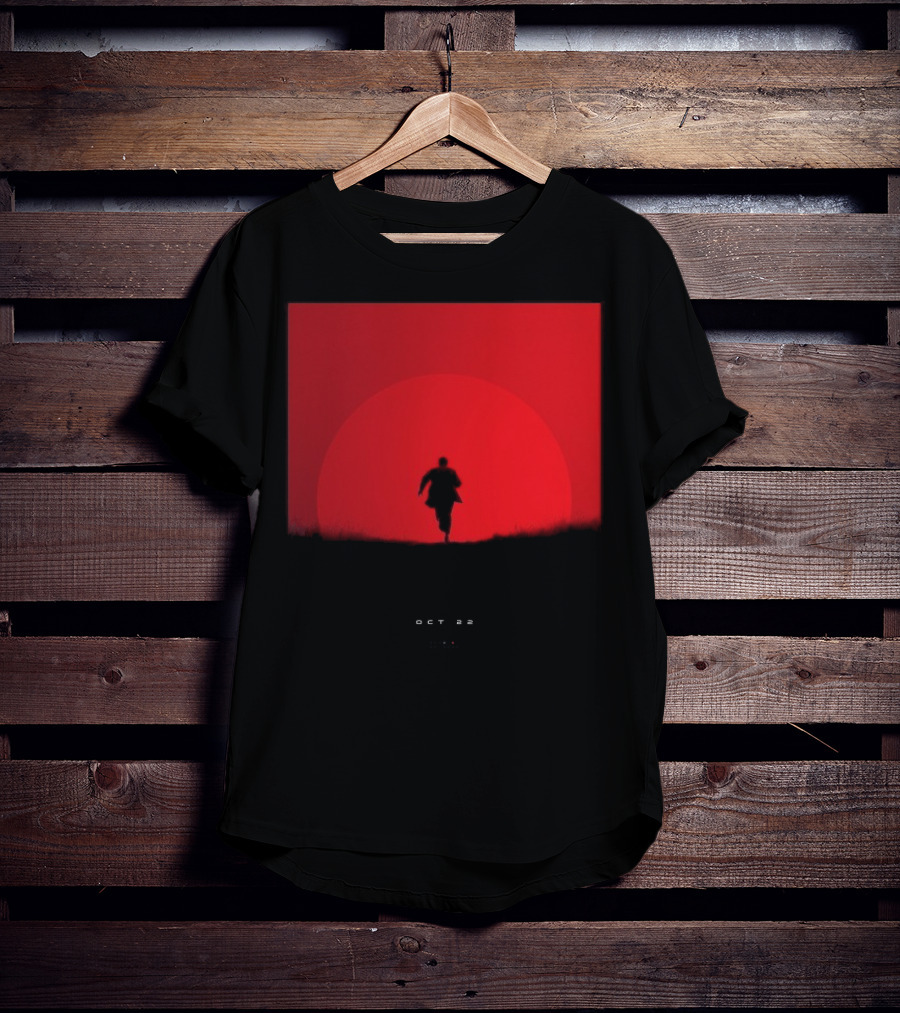 Tycho Scott Hansen October 22 2025 Running Figure Red Circle T-Shirt