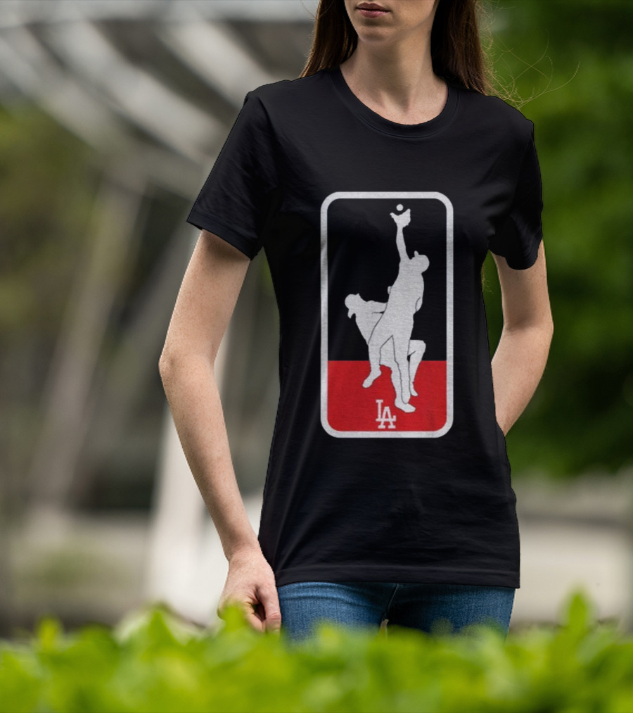 Kike Hernandez Andy Pages Dodgers LA Baseball The Catch World Series T-Shirt