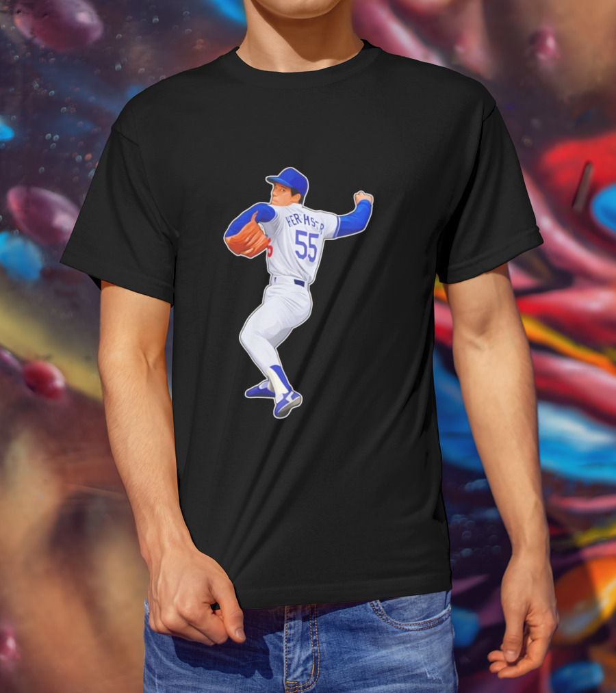 Orel Hershiser 55 Los Angeles Dodgers MLB Baseball Legend 2025 T-Shirt