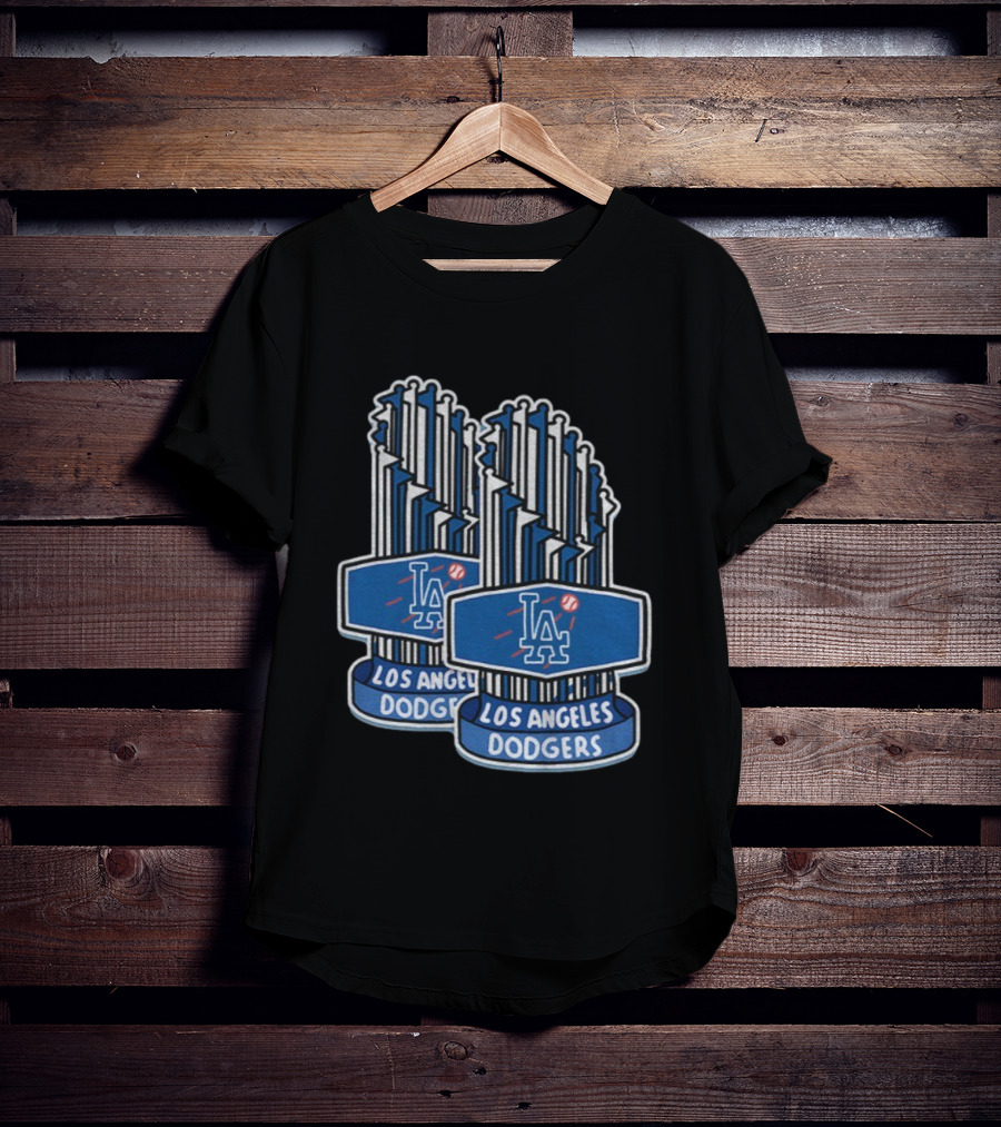 Los Angeles Dodgers MLB World Series Champions Trophy 2025 T-Shirt