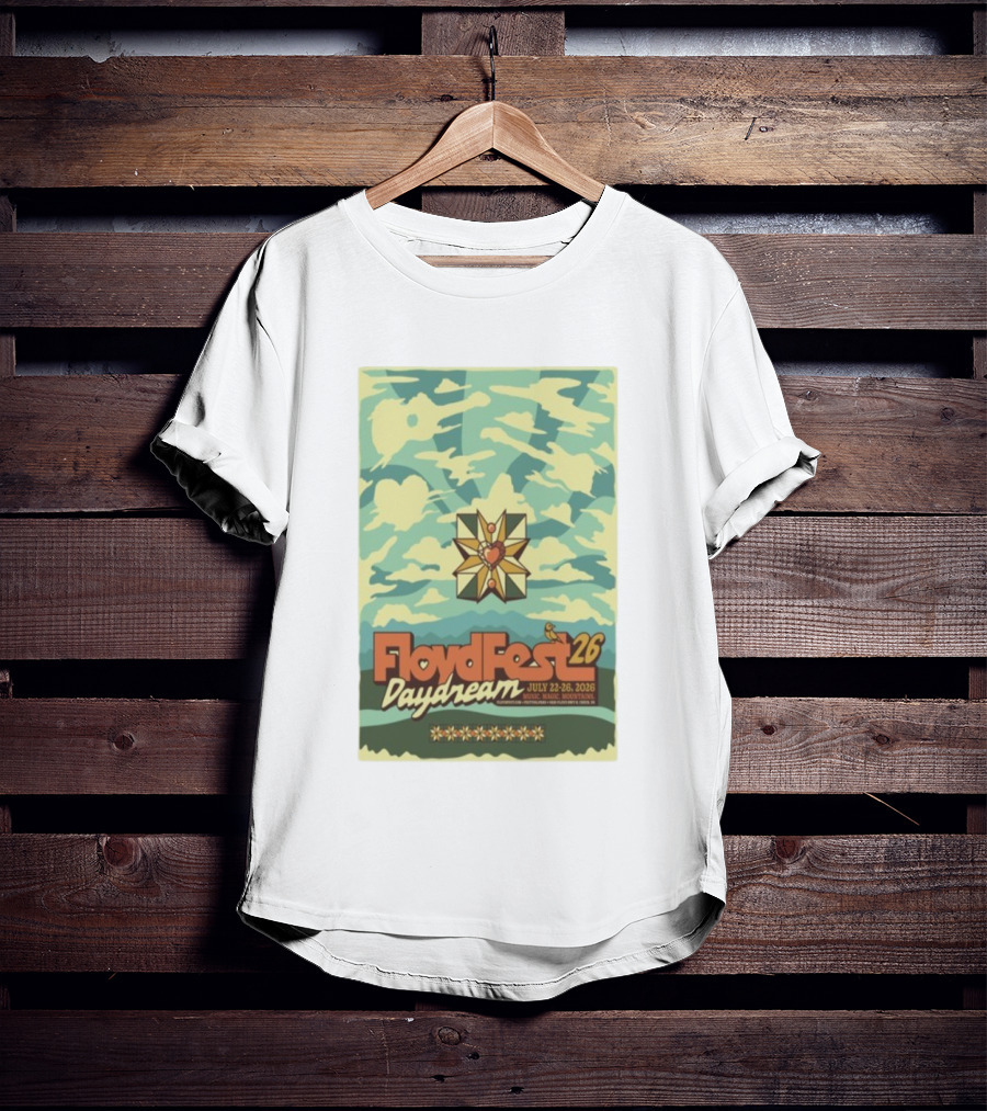 FloydFest 2026 Daydream Music Magic Mountains July 22-26 Event T-Shirt