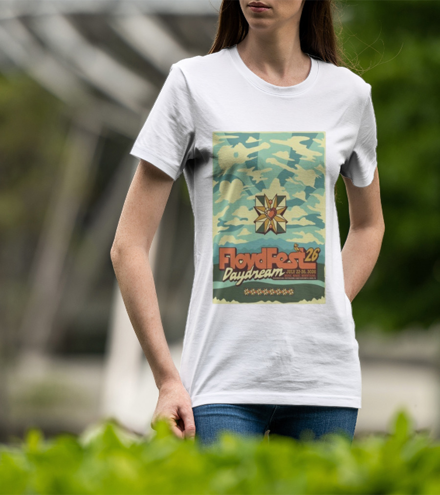 FloydFest 2026 Daydream Music Magic Mountains July 22-26 Event T-Shirt