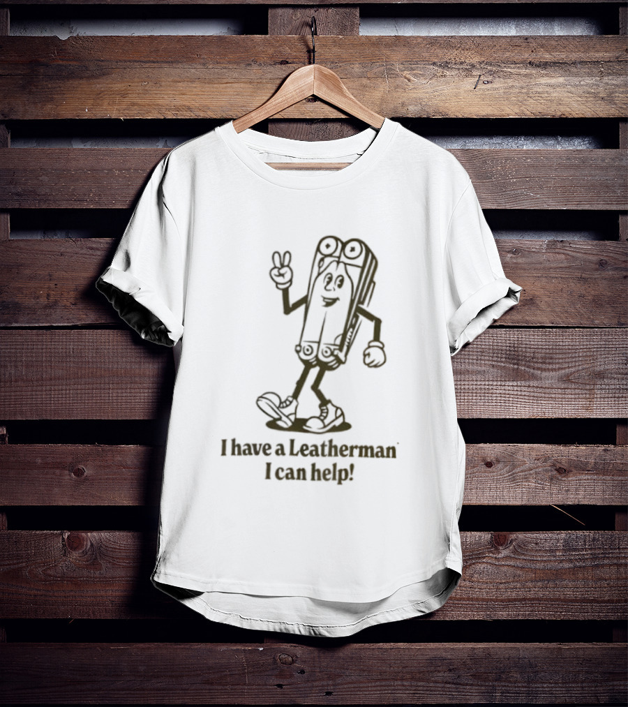 I Have A Leatherman I Can Help Cartoon Character T-Shirt