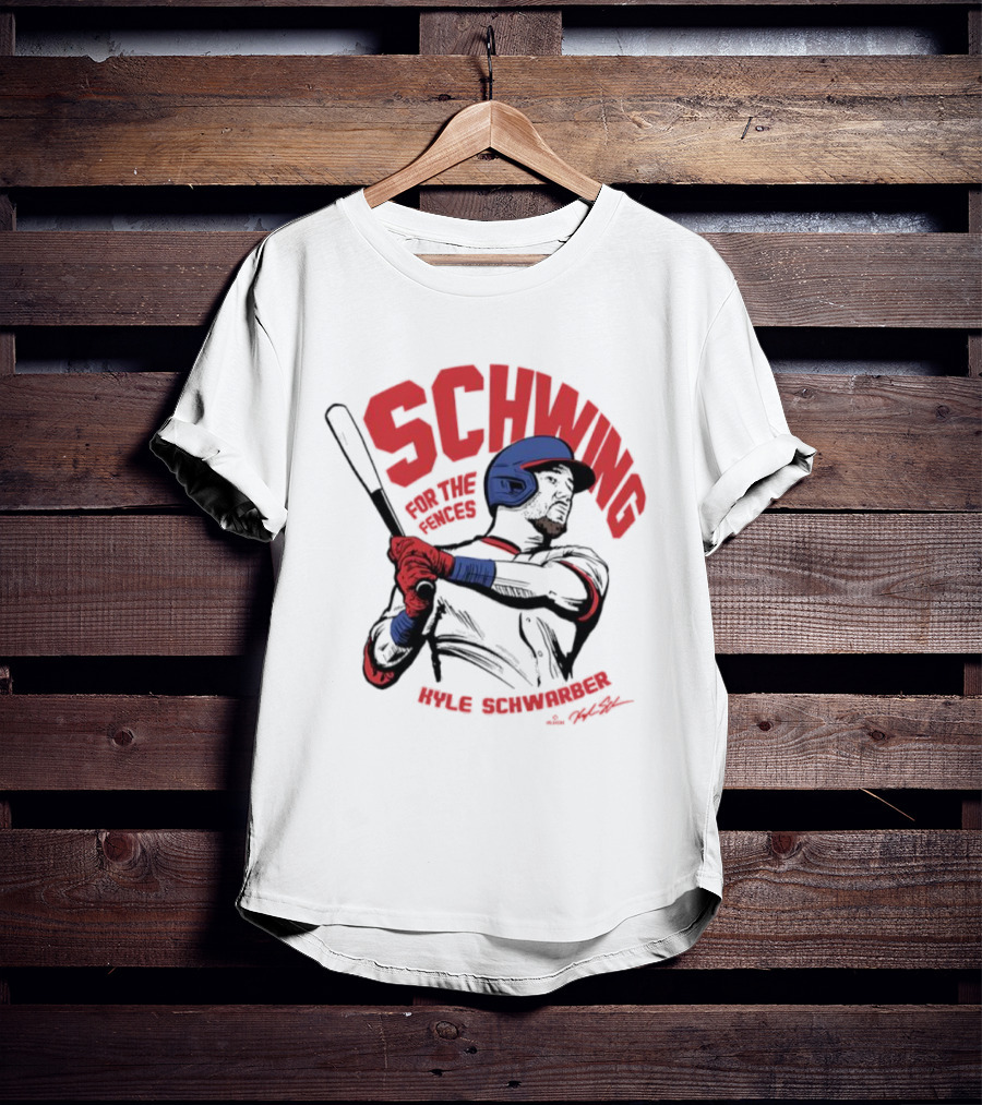 ```Schwing For The Fences Kyle Schwarber Philadelphia Signature Moment``` T-Shirt