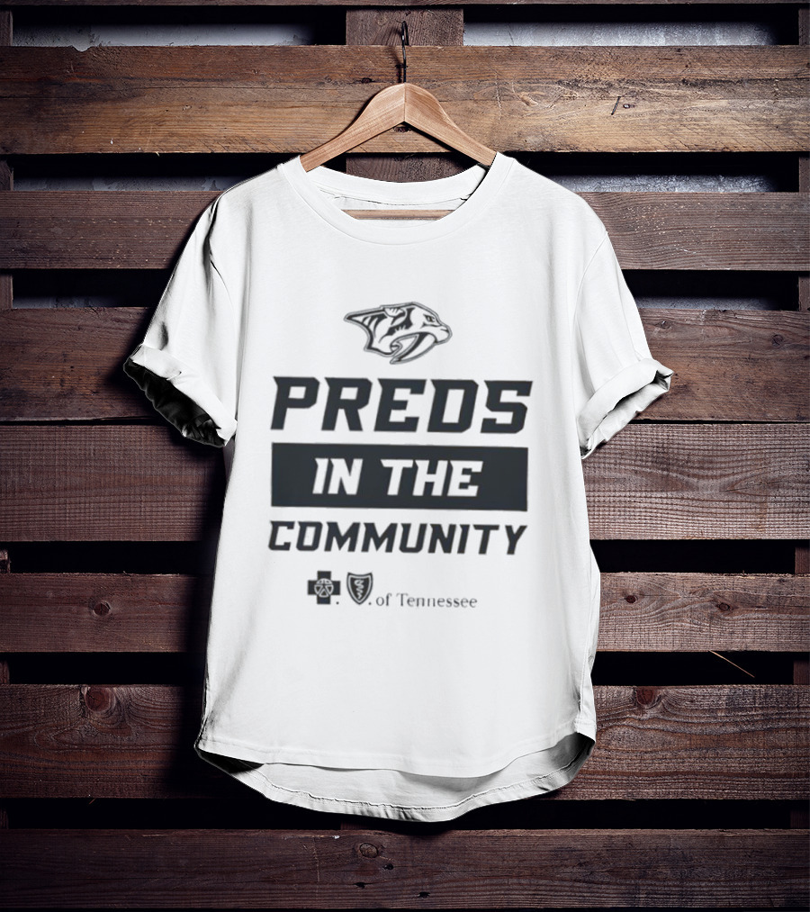 Nashville Predators Preds In The Community Tennessee T-Shirt