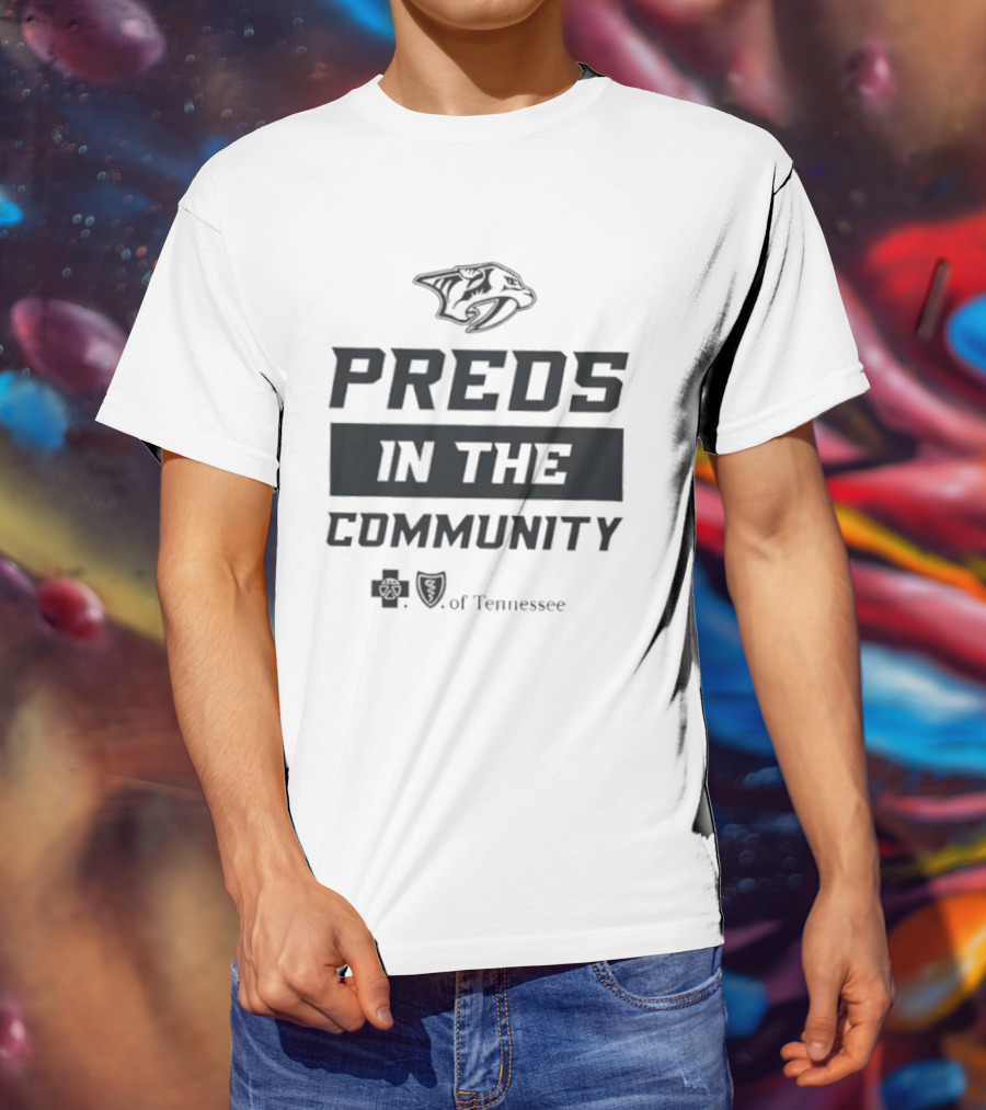 Nashville Predators Preds In The Community Tennessee T-Shirt