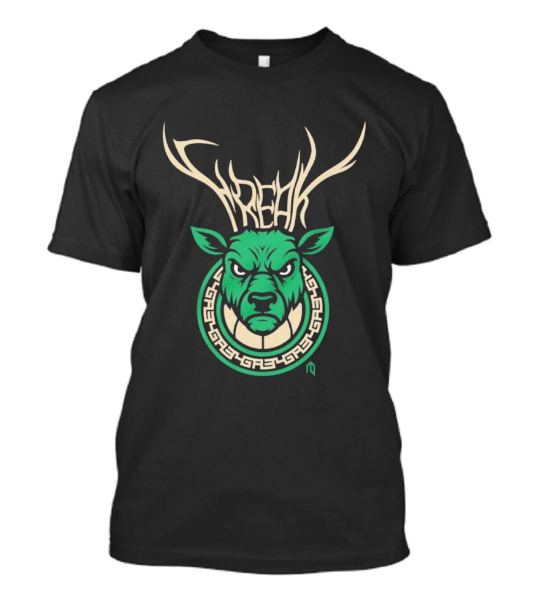 Milwaukee Bucks Deer Freak NBA Mascot Antlers T-Shirt