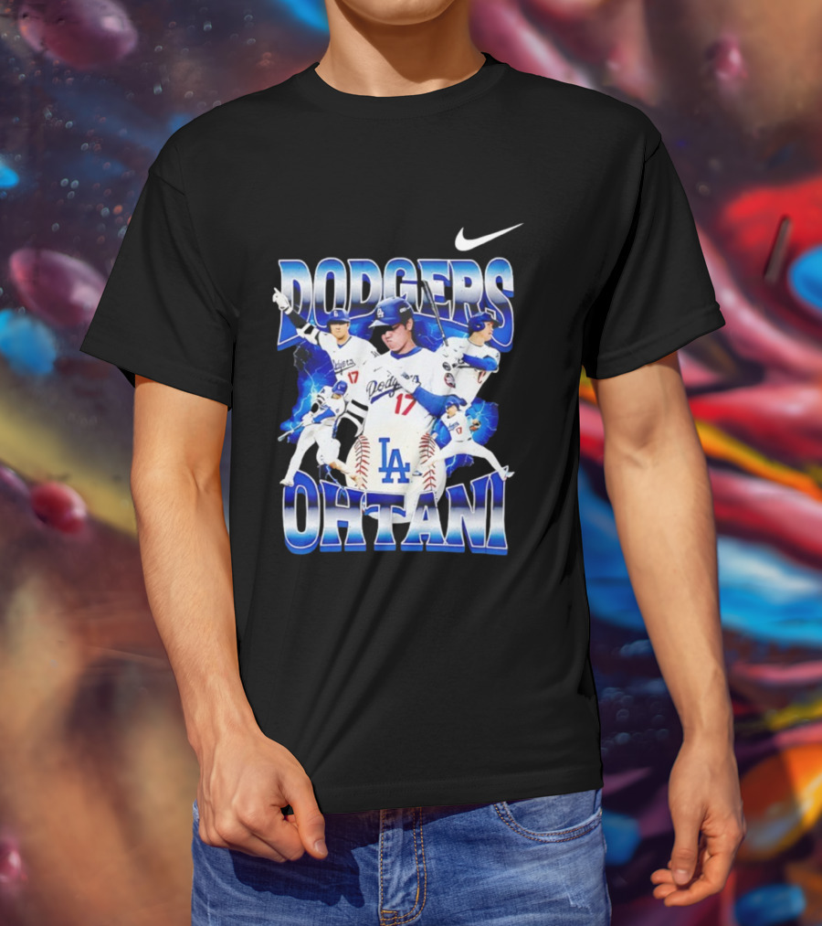 Los Angeles Dodgers Shohei Ohtani Baseball Nike MLB Icons T-Shirt