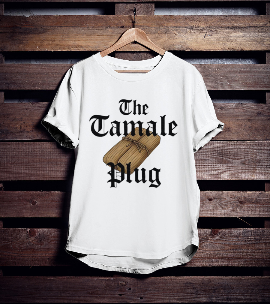 The Tamale Plug Wrapped Corn Husk Icon T-Shirt