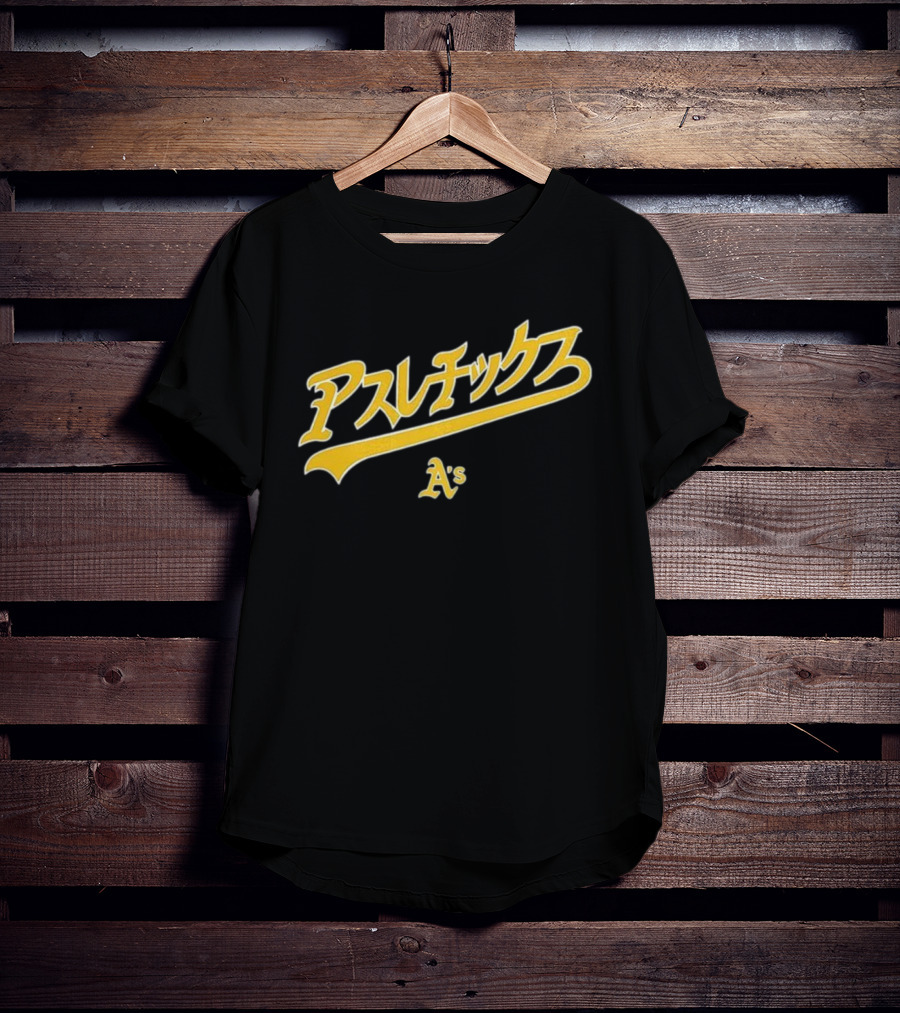 Athletics Hyperfly Katakana A's Gold Script T-Shirt