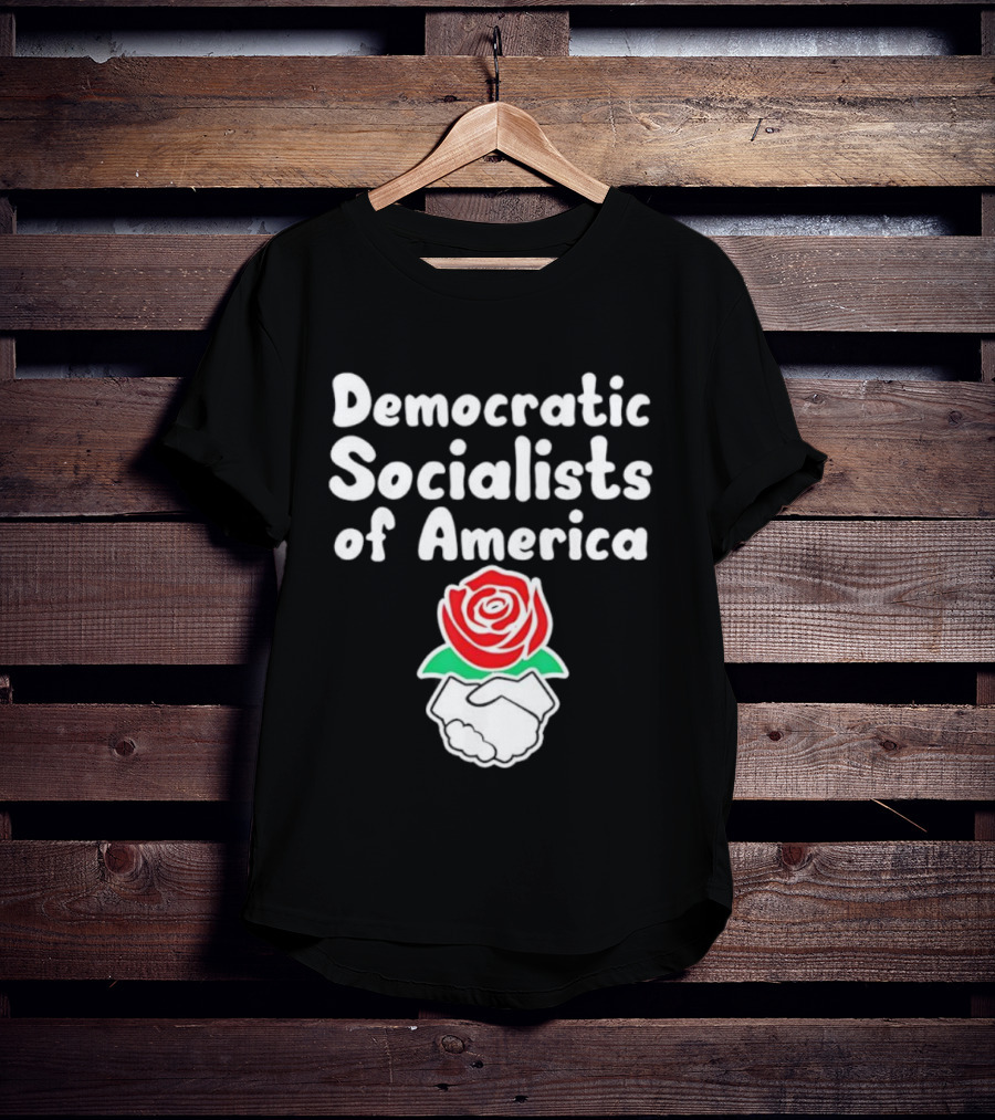 Democratic Socialists Of America Rose Emblem T-Shirt