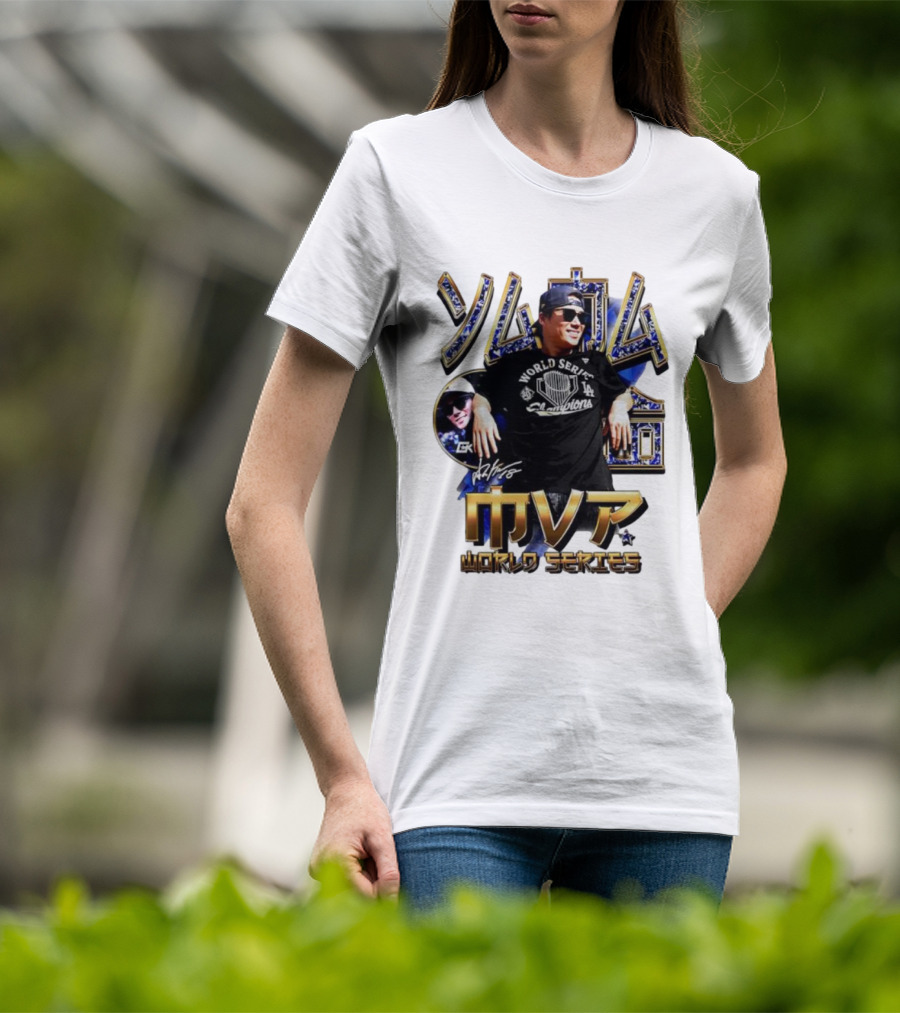 YAMA World Series Champions MVP Dodgers T-Shirt