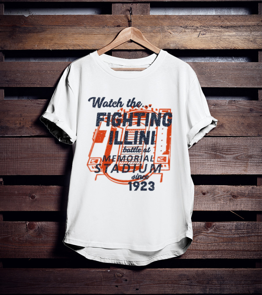 The Fighting Illini Memorial Stadium Since 1923 T-Shirt