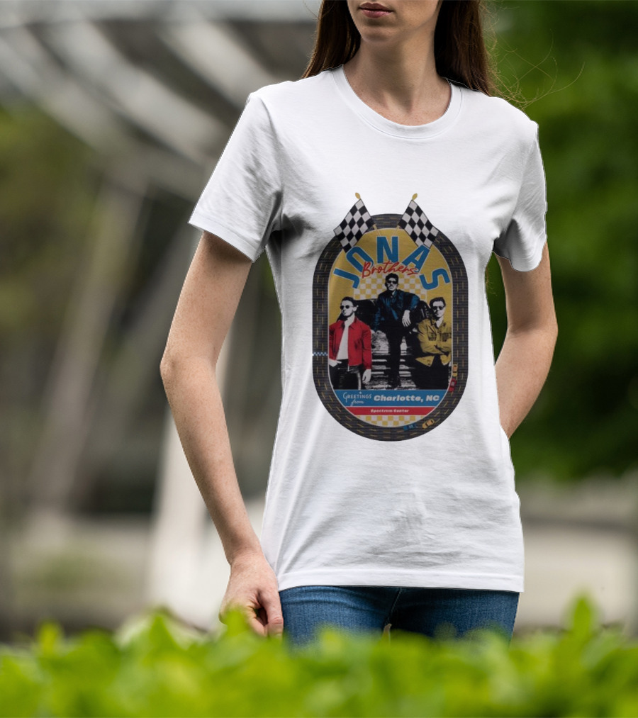 Jonas Brothers November 5 2025 Greetings From Charlotte NC Spectrum Center T-Shirt