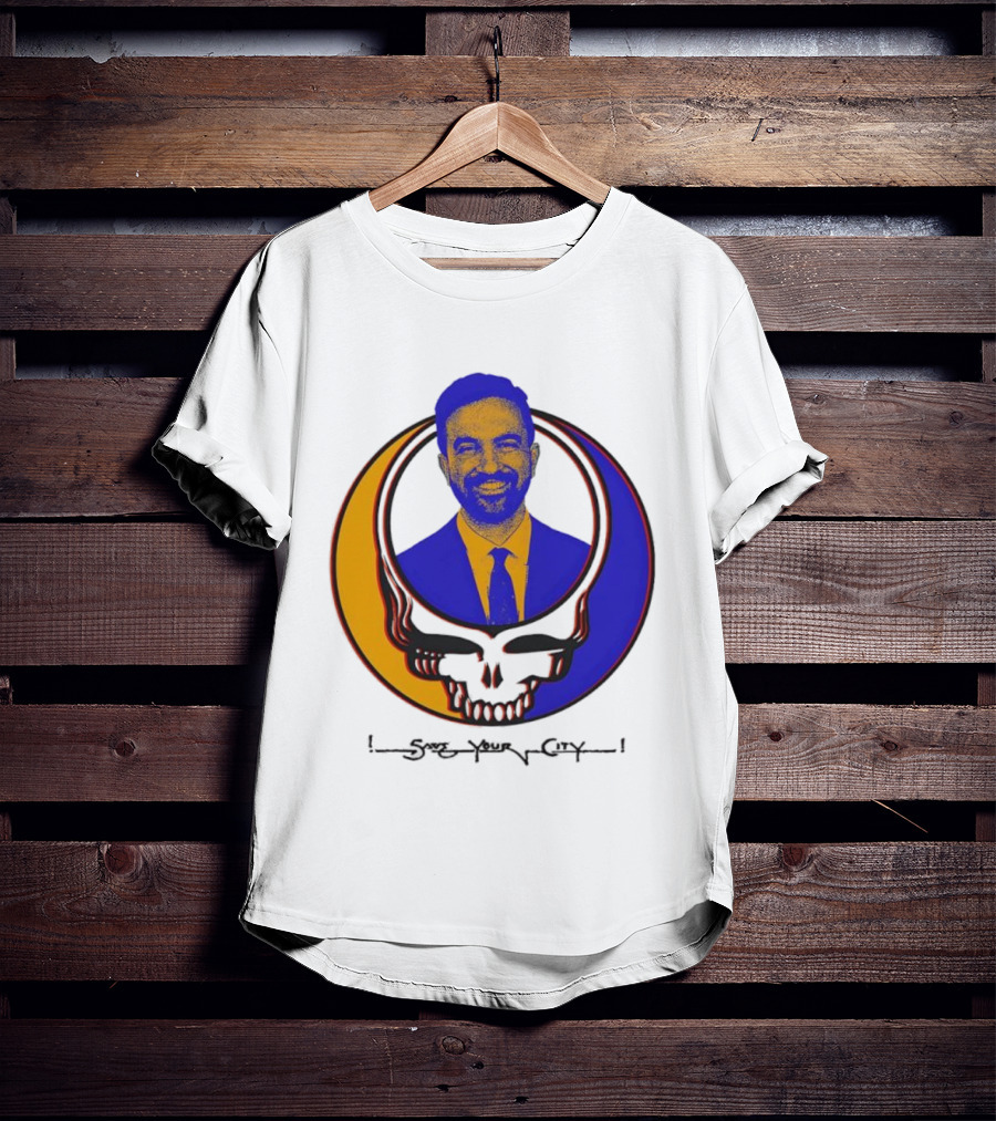 Steal Your Face X Zohran Mamdani Logo T-Shirt
